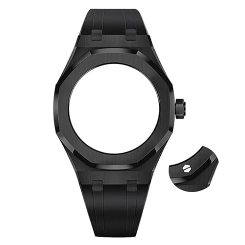 IOTUP GMA-S2100 Casioak 316L Metall-Set für Uhrengehäuse, Lünette, Gummi-Uhrenarmband, DIY, Edelstahl, mit Montagewerkzeugen, Einheitsgröße, Achat