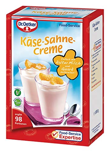 Dr. Oetker Professional Käse-Sahne-Dessertcreme, Dessertpulver in 1 kg Packung