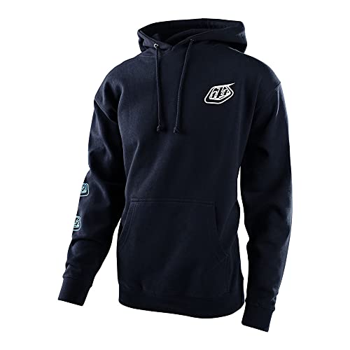 Troy Lee Designs Motorrad Motocross Racing Pullover Hoodie für Herren, Stempel Pullover Hoodie, Dark Slate, Small