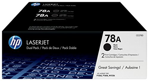 HP 78A Black Dual Pack Tonerkartusche für Laserdrucker