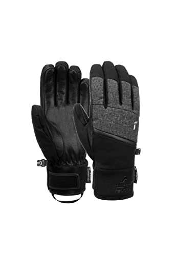 Reusch Damen Fingerhandschuhe Febe R-TEX XT mit Anziehhilfe 7721 black/black melange, 6