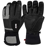 SEiZ Unisex Erwachsene Handschuhe Mellow Schwarz 10