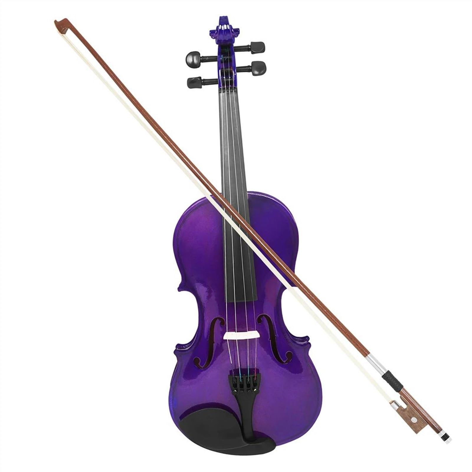 Standard Violine 4/4 Akustikvioline In Voller Größe Aus Massivholz(Purple)