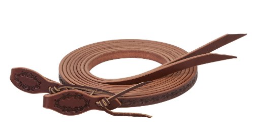 Weaver Leather Stacheldraht-Spaltzügel, 1,6 cm x 2,4 m, Braun