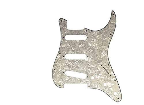 Geladenes Gitarren-Pickguard Guitar Alnico 5 Pickups WVS. Einzelne Spule Pickups Guitar Pickguard Verdrahtung geeignet für Str-Gitarre (Color : 06)