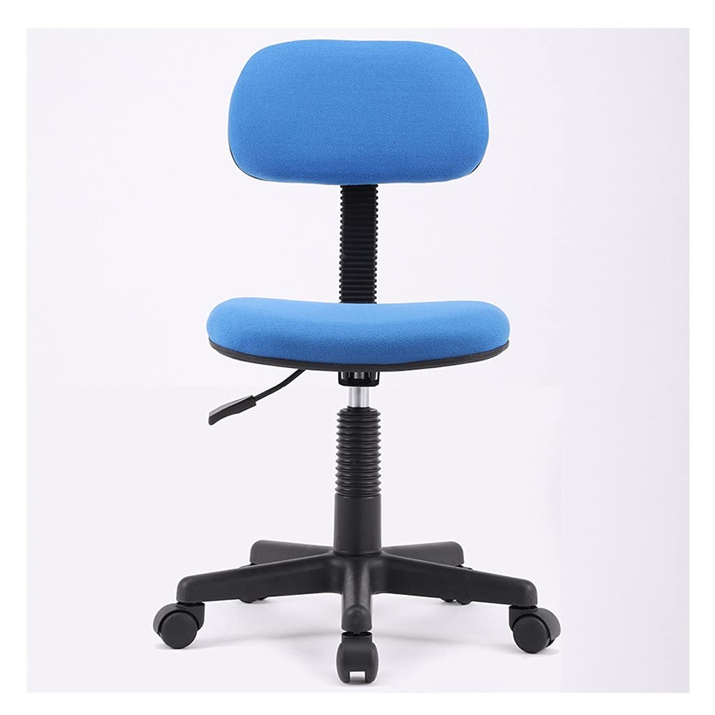 Bürostühle für Zuhause Home-Office-Stuhl Verstellbarer Schreibtischstuhl Ergonomischer Stuhl mit Lordosenstütze Drehbarer, rollender kleiner Stuhl ohne Armlehnen Schreibtischstuhl für Schlafzimmer Run