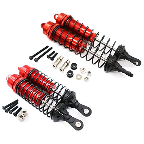 Pcivzxam 4 Stück Metall 10001 10043 für Racing RH1043 RH1045 RH1043SC RH1045SC 1/10 RC Car Upgrade Teile, 2