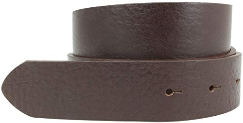 BELTINGER Wechselgürtel aus Vollrindleder mit Druckknöpfen 3,5 cm | Druckknopf-Gürtel für Damen Herren 35mm | Leder-Gürtel ohne Schnalle 3.5cm | Braun 90cm