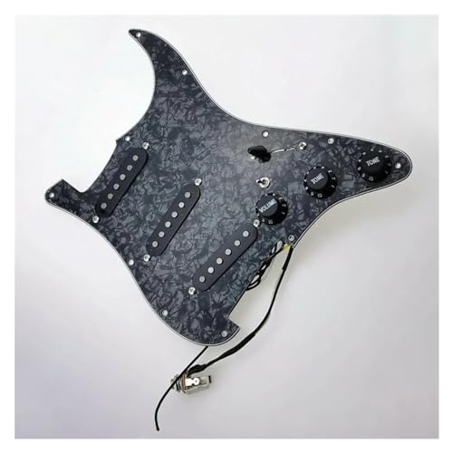 Standard-Pickguard-Tonabnehmer E-Gitarre Langlebige 7-Wege-Typ voll beladene Schlagbrett-Tonabnehmer SSS Single Coil Gitarren-Tonabnehmer (Color : J)