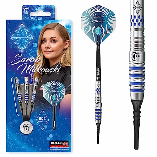 Bull's Sarah Milkowski Dart, Silber, 20 g