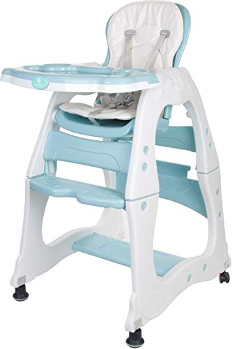 Hochstuhl Baby Kinder Multifunktionale 2 in 1 Mintgrün