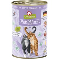 12 x 400 g | GranataPet | Ente & Geflügel DeliCatessen | Nassfutter | Katze