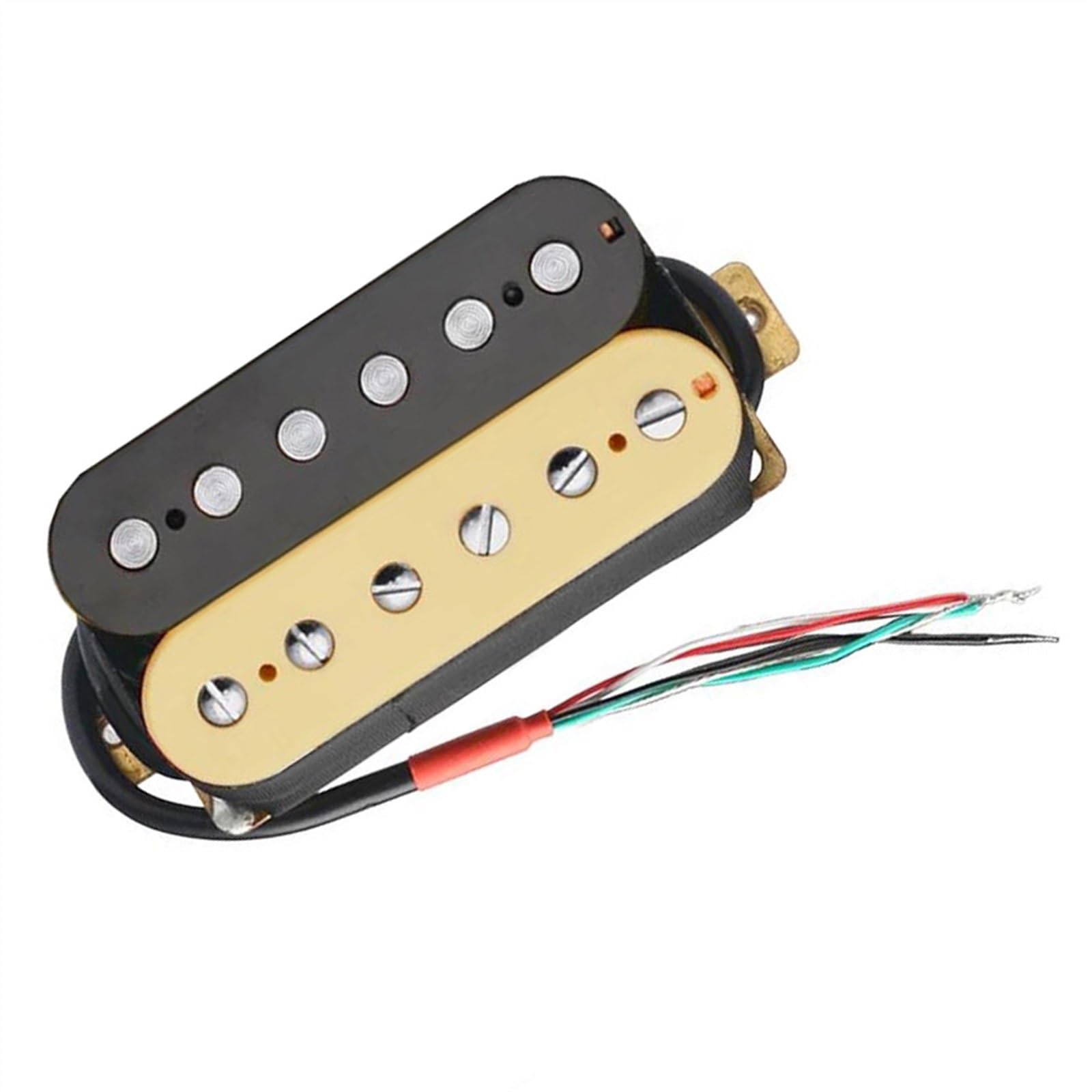 E-Gitarre Humbucker Hals Pickup Vier Verhalten mit Schild Praktische Gitarrenteile Single-Coil-Tonabnehmer