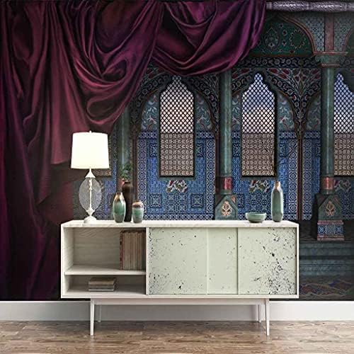 XLMING Dekorativ Blau Küche Esszimmer Arbeitszimmer Wohnzimmer TV Hintergrund Wand 3D Tapete-250cm×170cm