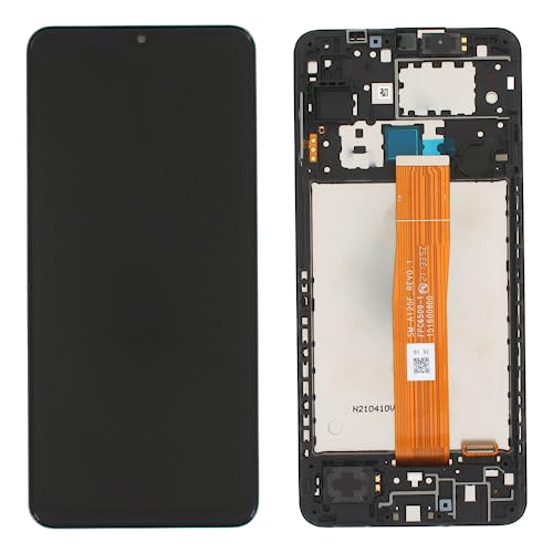 ZMC Original LCD Display Für Samsung Galaxy A12 2020 A125 Touch Screen Glas Digitizer Bildschirm mit Rahmen (Service Pack) GH82-24491A / GH82-24490A Schwarz