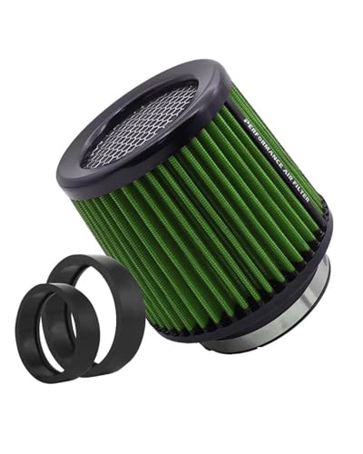 Luftfilter Für Sport Racing Auto Motor Filter Abdeckung Gehäuse 80MM 101MM Einlass Luftfilter Kalten Ansaugsysteme Kegel Automobil Autoluftfilter(101mm-Green)