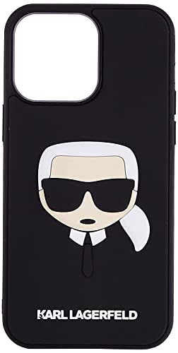 Karl Lagerfeld KLHCP14XKH3DBK hülle für iPhone 14 Pro Max 6,7" schwarz/Black hardcase 3D Rubber Karl`s Head