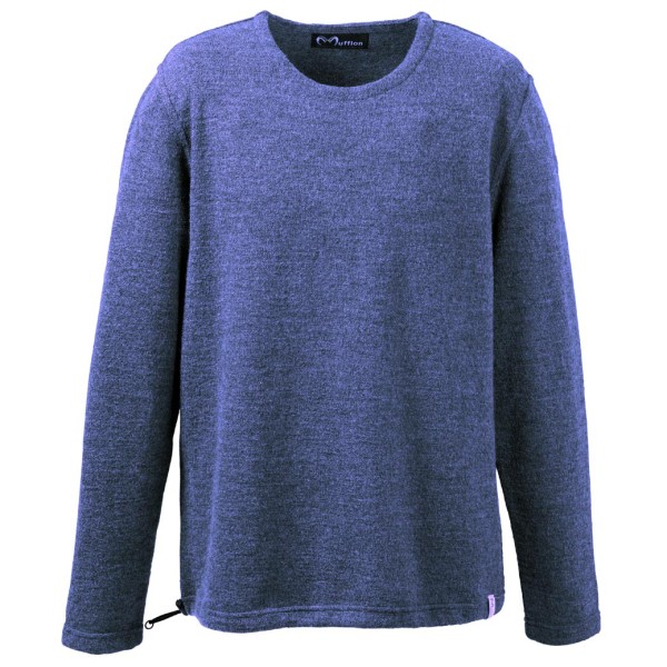 Mufflon - Viktor - Wollpullover Gr S blau