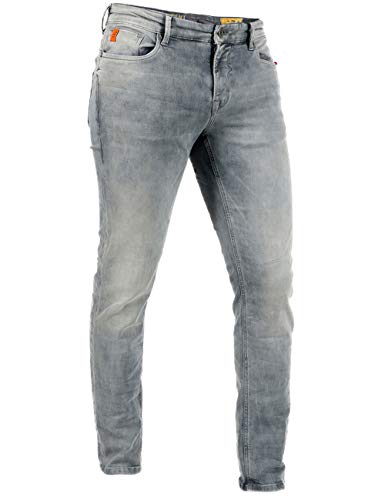 MOD Herren Jeans Marcel - Slim Fit - Grau - Morioka Grey, Größe:W 36 L 32, Farbauswahl:Morioka Grey (2948)