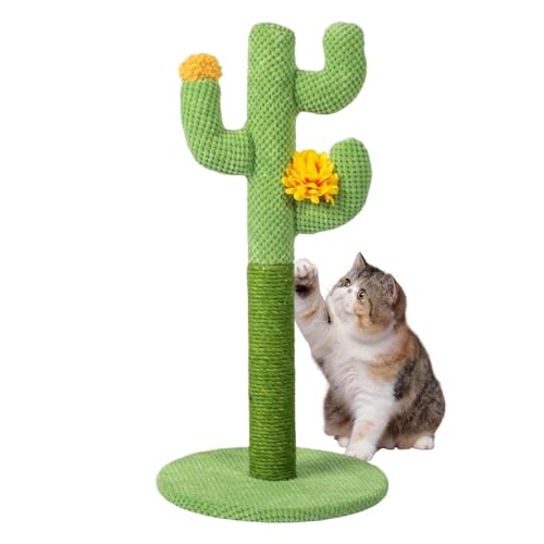 Katzenkratzbaum, Straßenkaktus-Kratzbäume, kreatives Katzenbaum-Design, vertikaler -Katzenbaum, Kätzchen-Kratzbaum, schützt Ihre Möbel mit natürlichen Sisal-Kratzbäumen und Pad für Katze