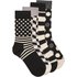 Happy Socks, Socken 4-Pack Classic Black & White Socks Gift Set in blau, Strümpfe & Socken für Herren