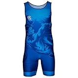 Kinder Wrestling Trikot Wrestling, Leotard Singlet Vest Kids Bodysuit Atmungsaktiver Material, Ringer Trikot