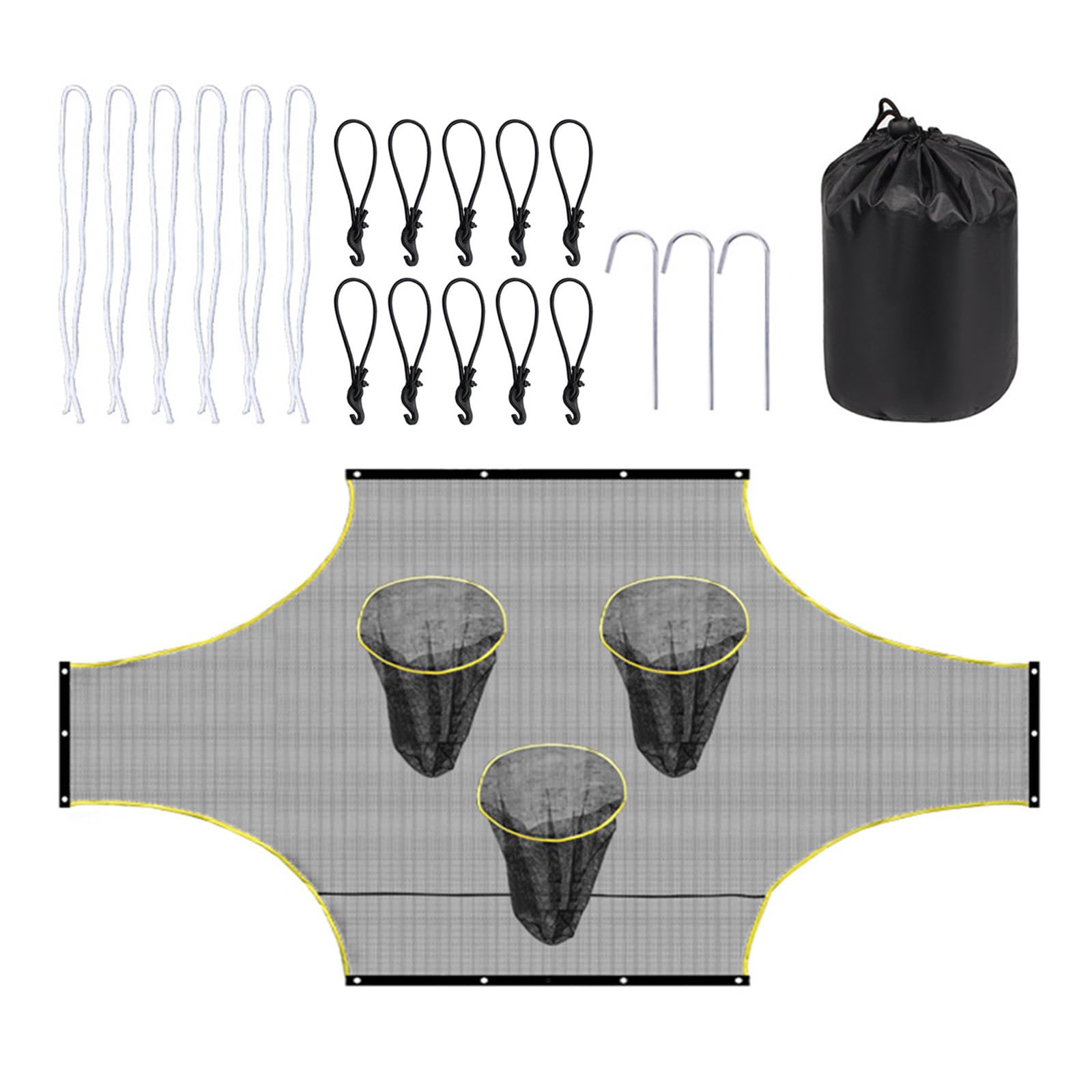 JUNNASALIKER Scoring-Trainingsgerät mit Punktzonen, Schussziele, Fußball-Trainingsnetz, Fußball-Ziele, Fußball-Ziele, Fußballnetz
