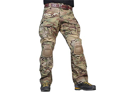 Paintball Equipment Tactical Emerson Gen3 Combat bdu Pants mit Kniehose Multicam MC (M)