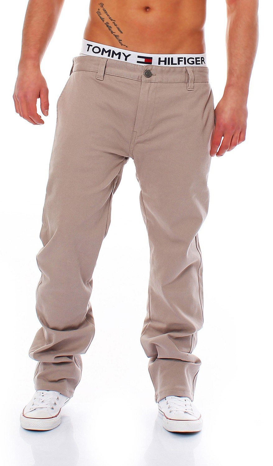 Big Seven Evan Chino Pant Regular Fit Herren Hose, Hosengröße:W48/L32, Farbe:Beige