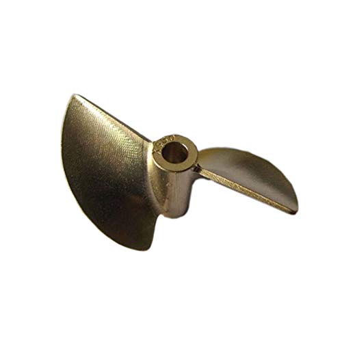 Jodriva Rc Racing Boot Propeller 2 Klingen Kupfer Propeller D50mm Schraube 4,76mm 3/16" Boot Welle Bootspropeller