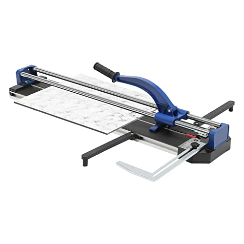 80cm Fliesenschneider Manuelle Fliesenschneider Werkzeuge mit Präzision Infrarot Positionierung Ideal Zum Schneiden Von Materialien Bis Zu Einer Dicke Von 3/5" und Einer Breite Von 0,39-31" (Blau)