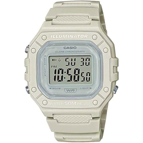 Casio W-218HC-8AVDF Armbanduhr, mehrfarbig, Einheitsgröße