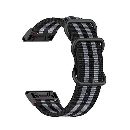 OPKDE 26, 20, 22 mm, Nylon-Uhrenarmband für Garmin Fenix 7X 6X Pro 7 7S 6 6S 5X 5 5S Plus/Epix Gen 2/Descent G1 Smart-Armbänder, Zubehör, For Forerunner 945 935, Achat