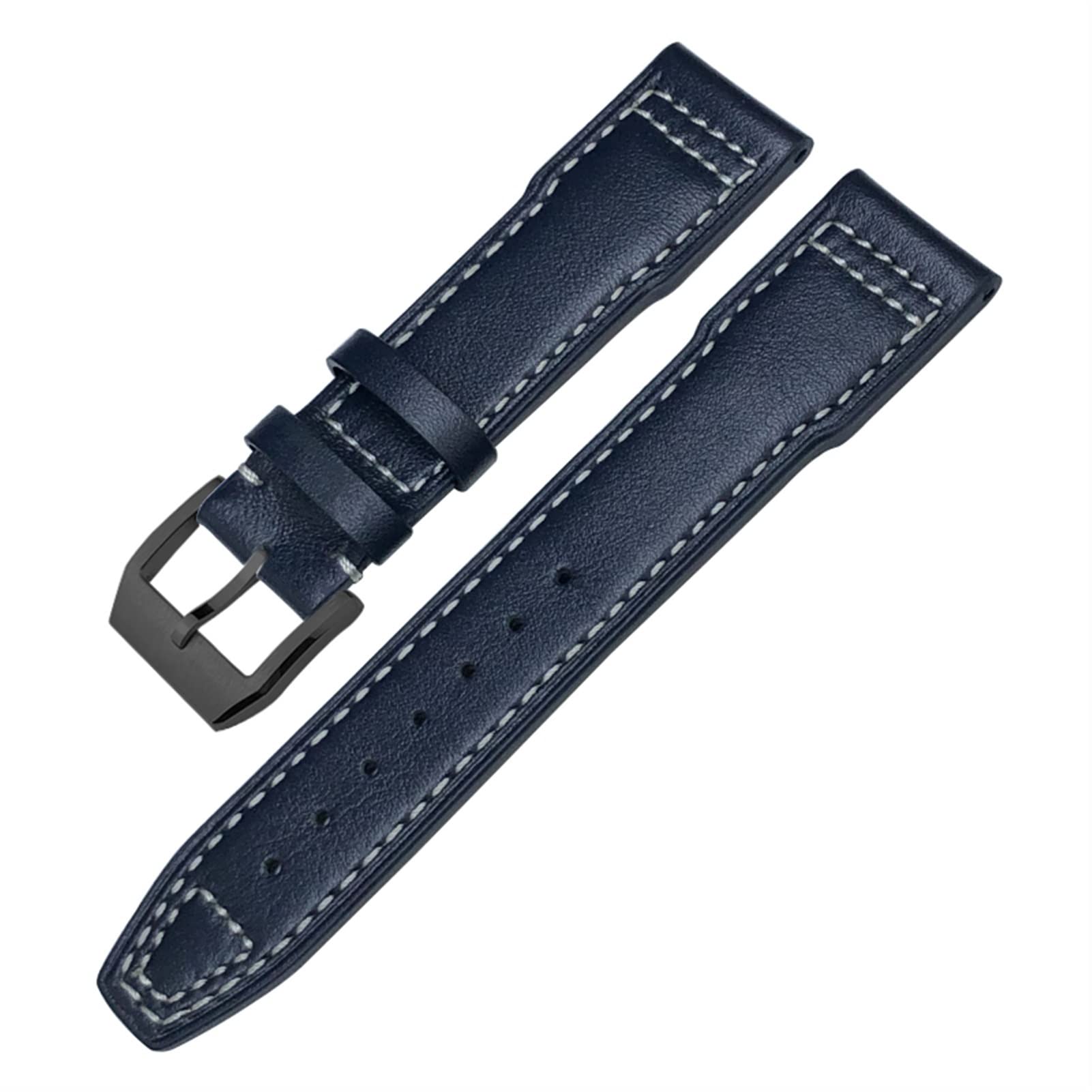 NEYENS Uhrenarmband aus echtem Leder für IWC Mark XVIII Le Petit Prince Pilotenuhr, 20 mm, 21 mm, 22 mm, Rindsleder, 22 mm, Achat