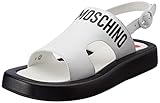 Love Moschino Damen SANDALO Sandale, Weiß, 36 EU