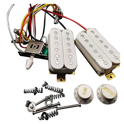 ZENGXUE E-Gitarren-Pickups Humbucker Double Coil Humbucker Pickups Einstellbarer Pickup-Kit Humbucker Tonabnehmer Set