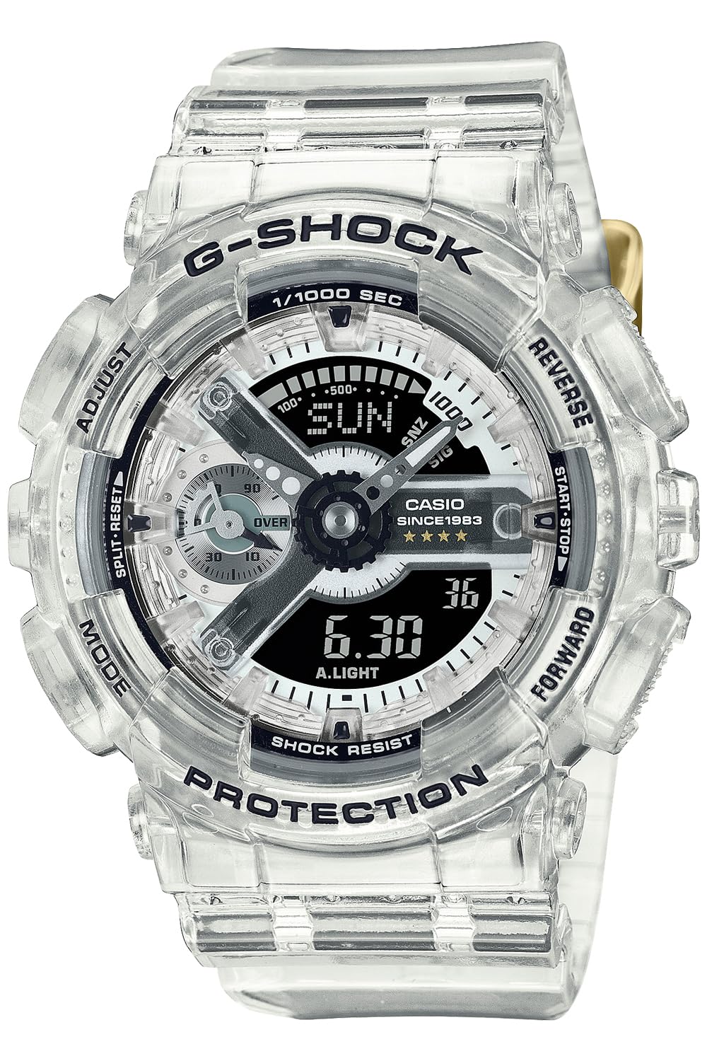 Casio GMA-S114RX-7AJR [G-SHOCK 40th Anniversary G-SHOCK Limited Edition G-SHOCK 40th Anniversary Clear Remix Series] Damenuhr Japan Import Juli 2023 Modell, Mehrfarbig, Modern