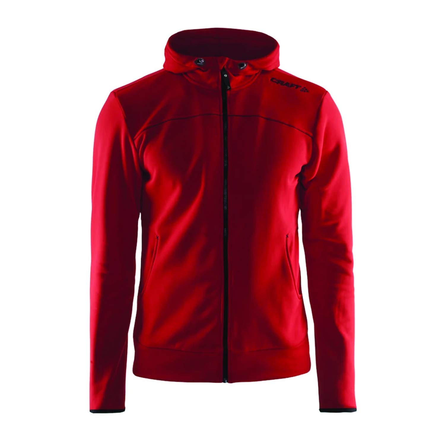 Craft Herren Sportswear Freizeit Full Zip Kapuze ct040/1901692 rot groß Medium rot