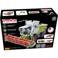 Tronico 10059 - Metallbaukasten Mähdrescher Claas Lexion 770, Profi Serie, Maßstab 1:16, 2356-teilig, grün