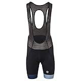 AGU Unisex-Adult Salopette Corta Essential II Prime Uomo Nero/Celeste, Cloud, M