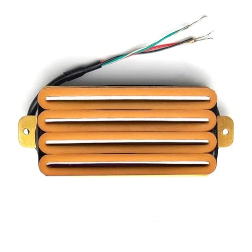 E-Gitarre Hochleistungs-Humbucker-Tonabnehmer Mit Vier Spulen Und Mehreren Farben e gitarren tonabnehmer (Color : Orange)