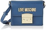 Love Moschino Damen Jc4351pp0fke0750 Umhängetasche, blau, Einheitsgröße