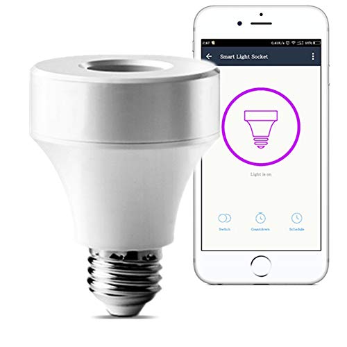 Dioche Smart WiFi glühbirne, LED-Lampenadapter funktionieren mit Alexa und Google Home für Zuhause/Büro