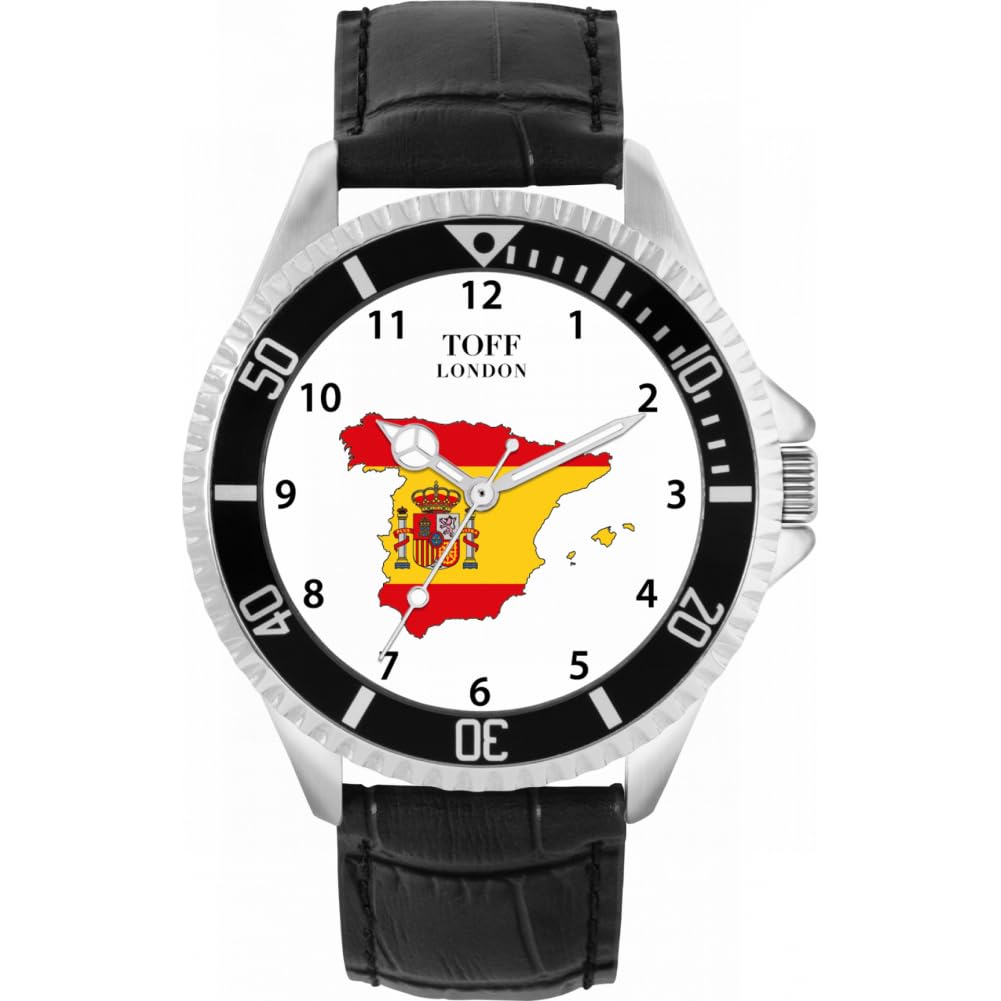 Toff London Spanien-Flaggen-Uhr