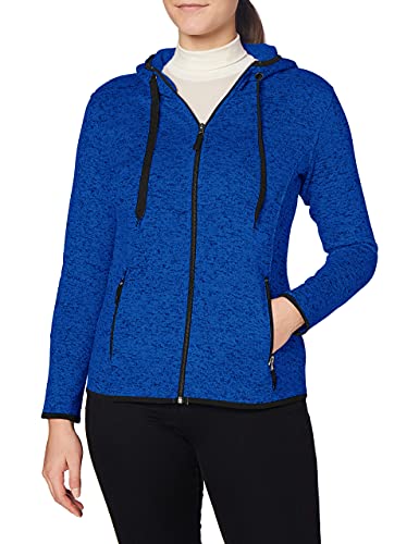 Stedman Apparel Damen Active Knit Fleece Jacket/ST5950 Sweatshirt, Grau-Hellgrau-meliert, 38