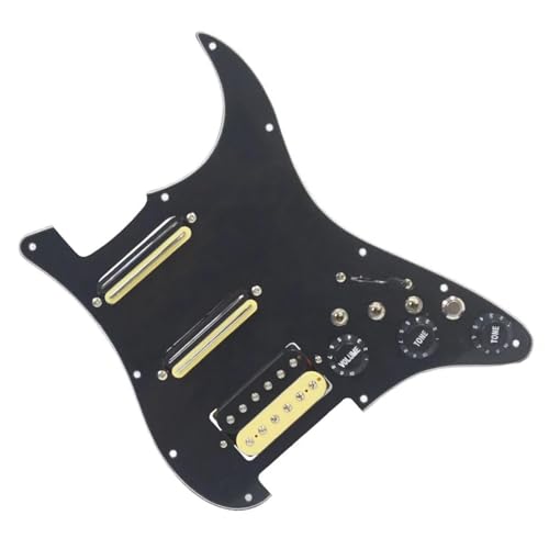 Standard-Pickguard-Tonabnehmer E-Gitarren-Schlagbrett-Tonabnehmer mit Singlecut-Verkabelung, bestückt mit vorverdrahteten praktischen Teilen (Color : 3/4)