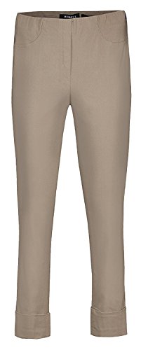 Robell Bella 7/8 Sommer + Winter Stretchhosen Schlupfhosen #Bella 09 (46, Sommer Taupe)