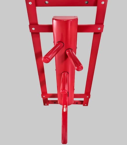 Wing Chun Wooden Dummy with Frame with Leg (06 Cherry Color)