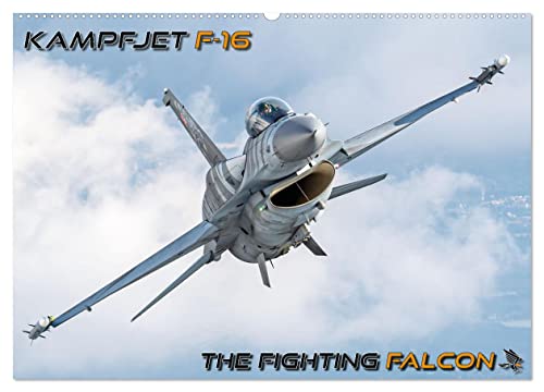 Kampfjet F-16 The Fighting Falcon (Wandkalender 2025 DIN A2 quer), CALVENDO Monatskalender