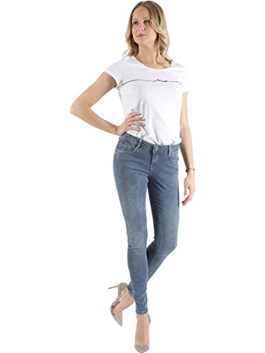 M.O.D Miracle of Denim Damen Jeans Sina Skinny, Nevada Blue, 30W/32